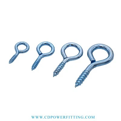 Self Tapping Zinc Plated Wooden Pole Eye Hook Screw